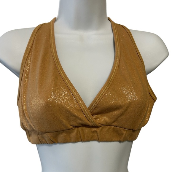 Zumba Fitness Black and Gold Women's Tank Top and Gold Bralette, Size L, GUC - Picture 4 of 6